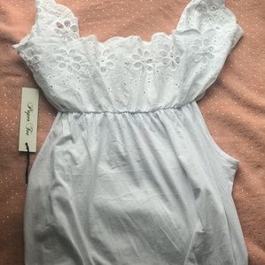 New White On/Off Shoulder Blouse